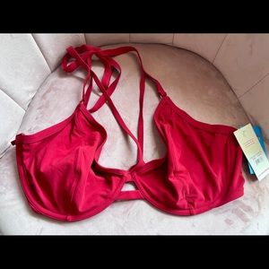 BRAND NEW Miss Mandalay Strappy Halter Bikini Top